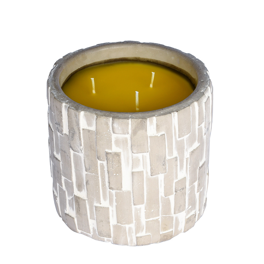 Cement candle